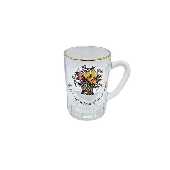 Vintage Grandma Mini Shot Glass Mug Stein Decorative Toothpick Holder Gift VTG - Picture 1 of 10